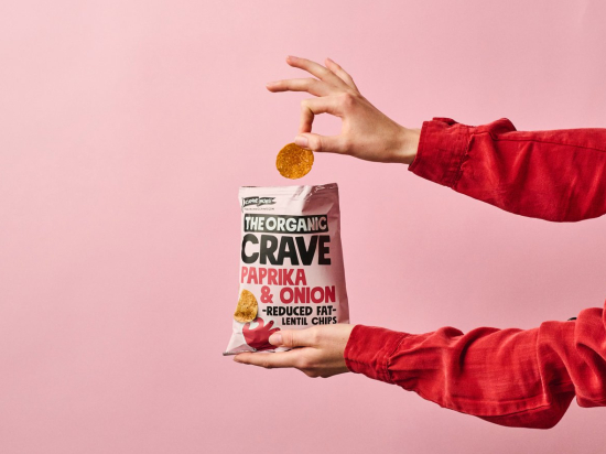 Organic Crave paprica & onion 70g