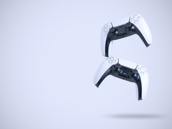 White gaming pad (pair)