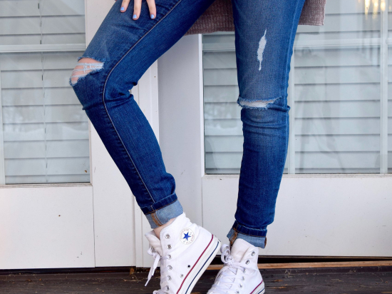 Standard ripped jeans