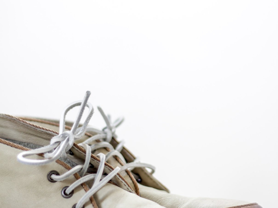 Brown leather sneakers