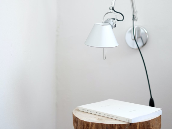 Modern white lamp