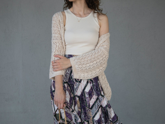Knitted sweater 100% cotton