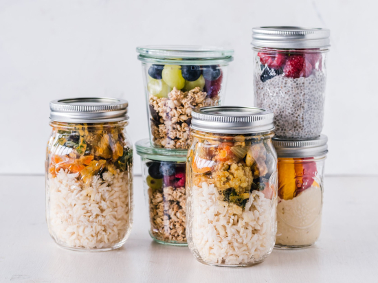 Vegan portioned meal recipe