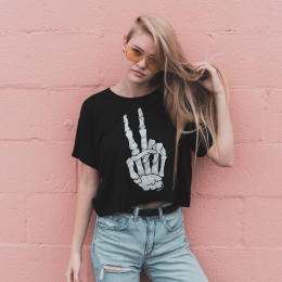 Bone-peace shirt