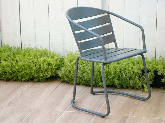 Garden chair (olive-gray)