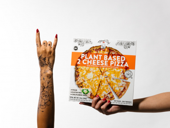 Plant-based 2-cheese pizza