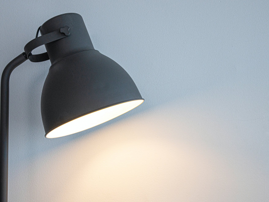 Gray home lamp
