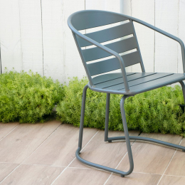 Garden chair (olive-gray)